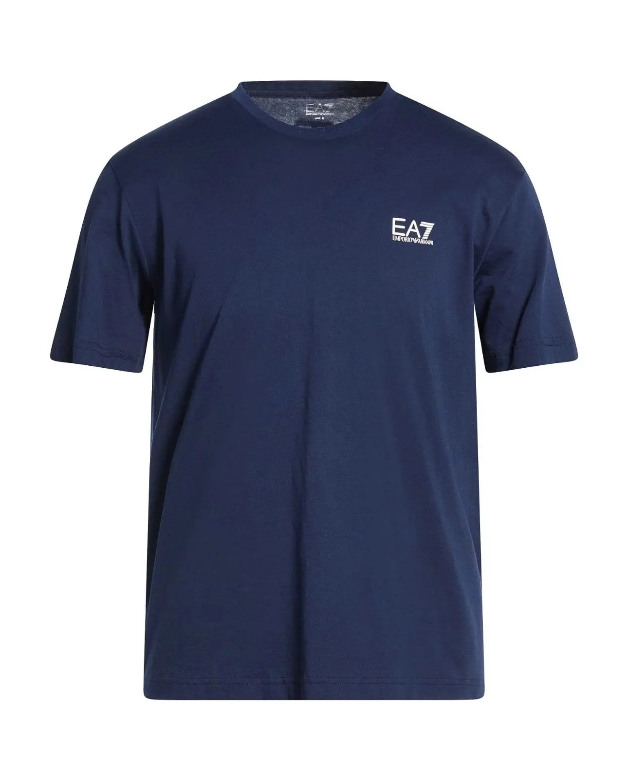 Polera Ea7 azul logo espalda