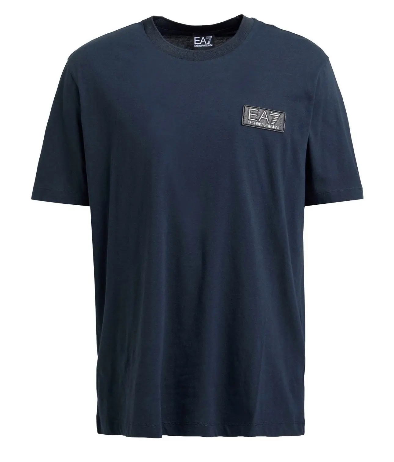 Polera Ea7 azul logo dorado pecho