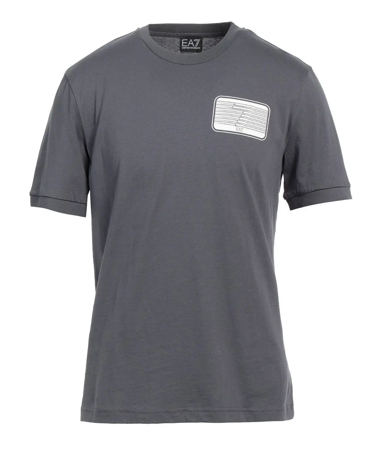 Polera Ea7 gris 7 espalda
