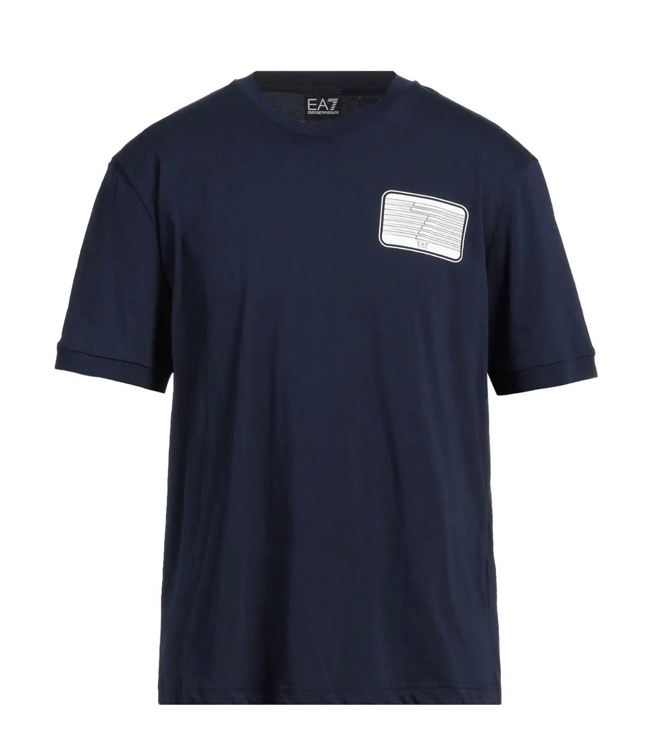 Polera Ea7 azul 7 espalda