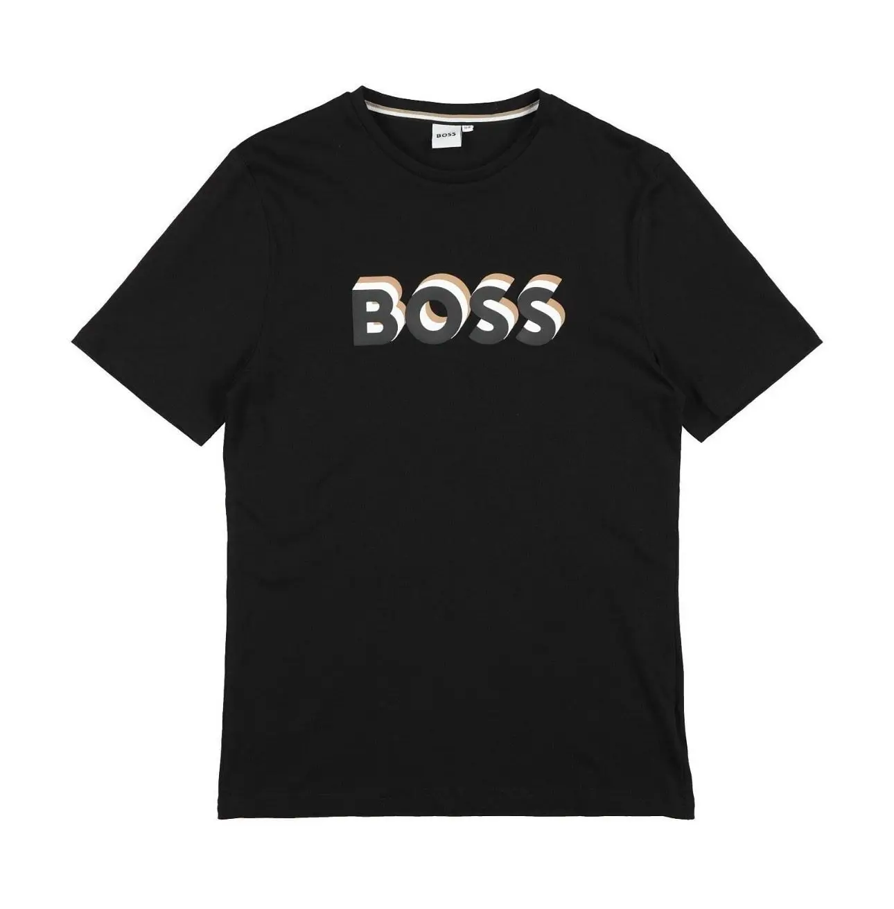 Polera Boss logo tricolor