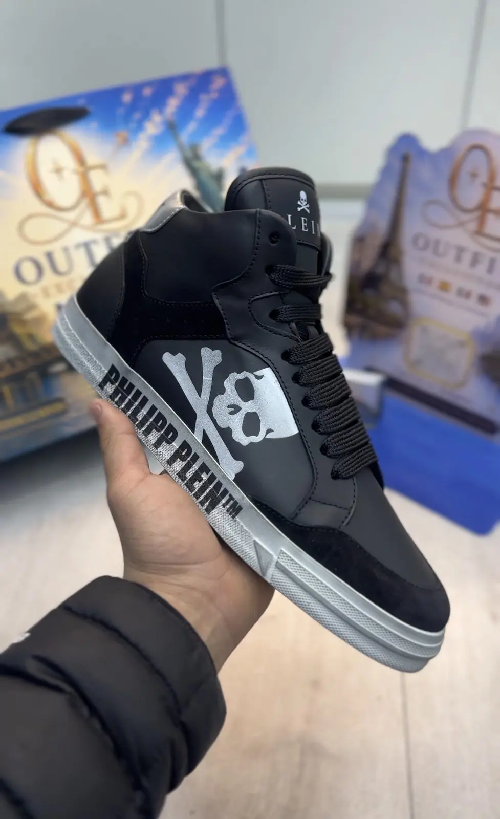 Zapatillas Philipp Plein Calavera altas
