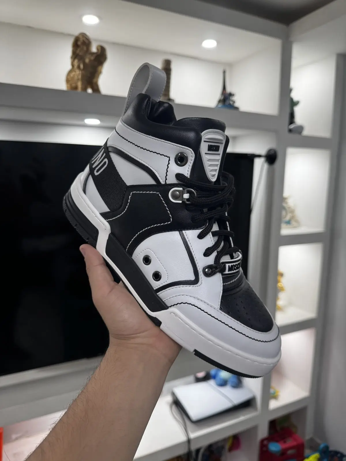 Zapatillas Moschino Panda altas