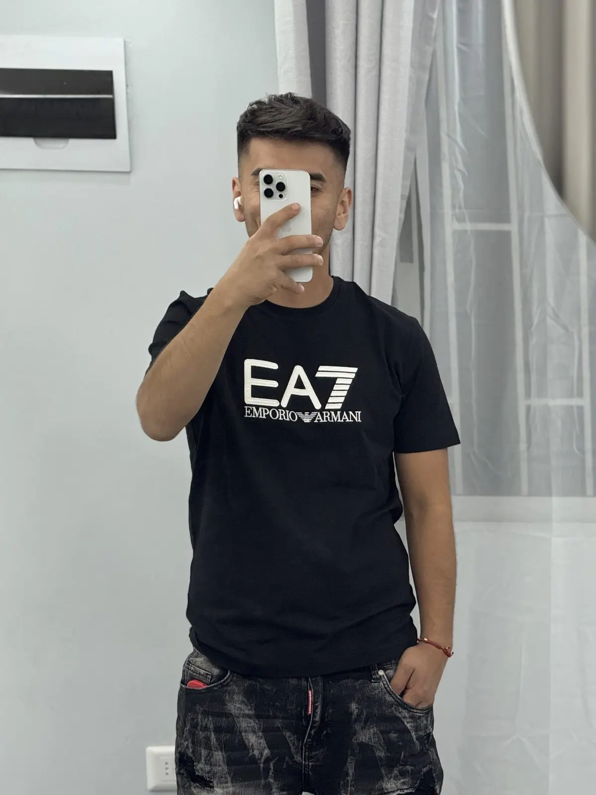 Polera EA7 Negra Nueva Colección