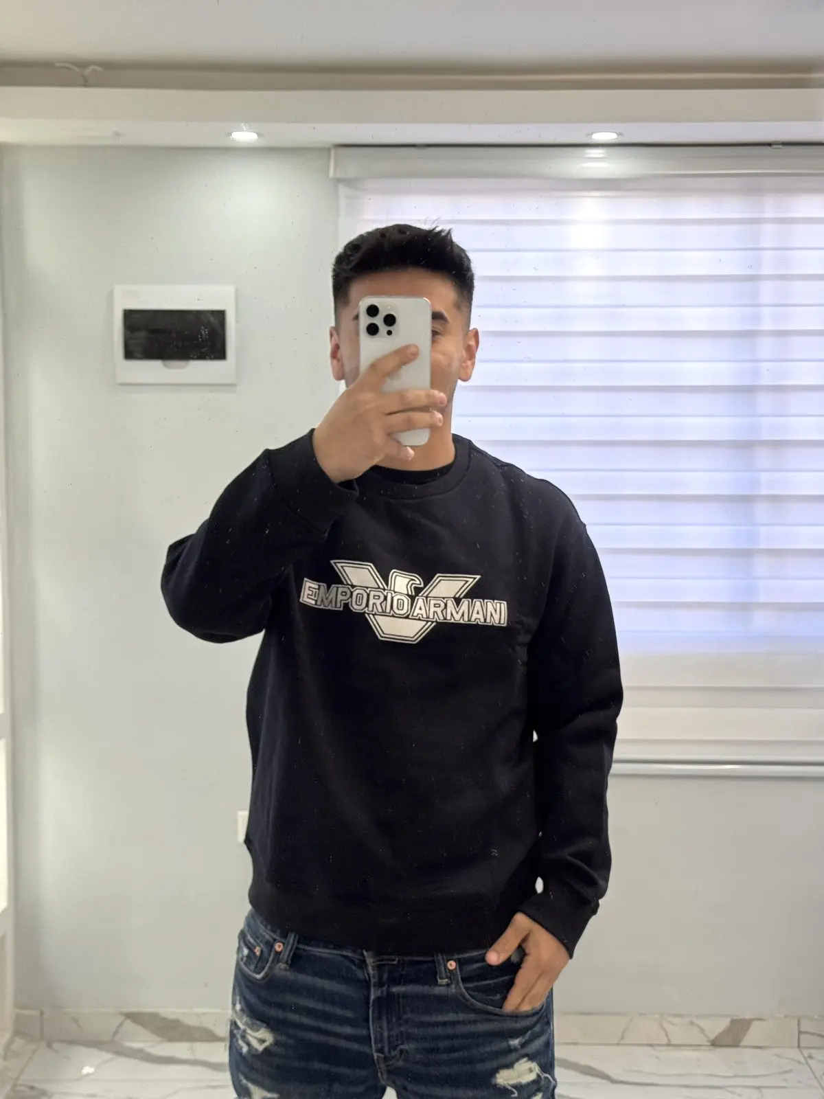 Polerón Emporio Armani Azul
