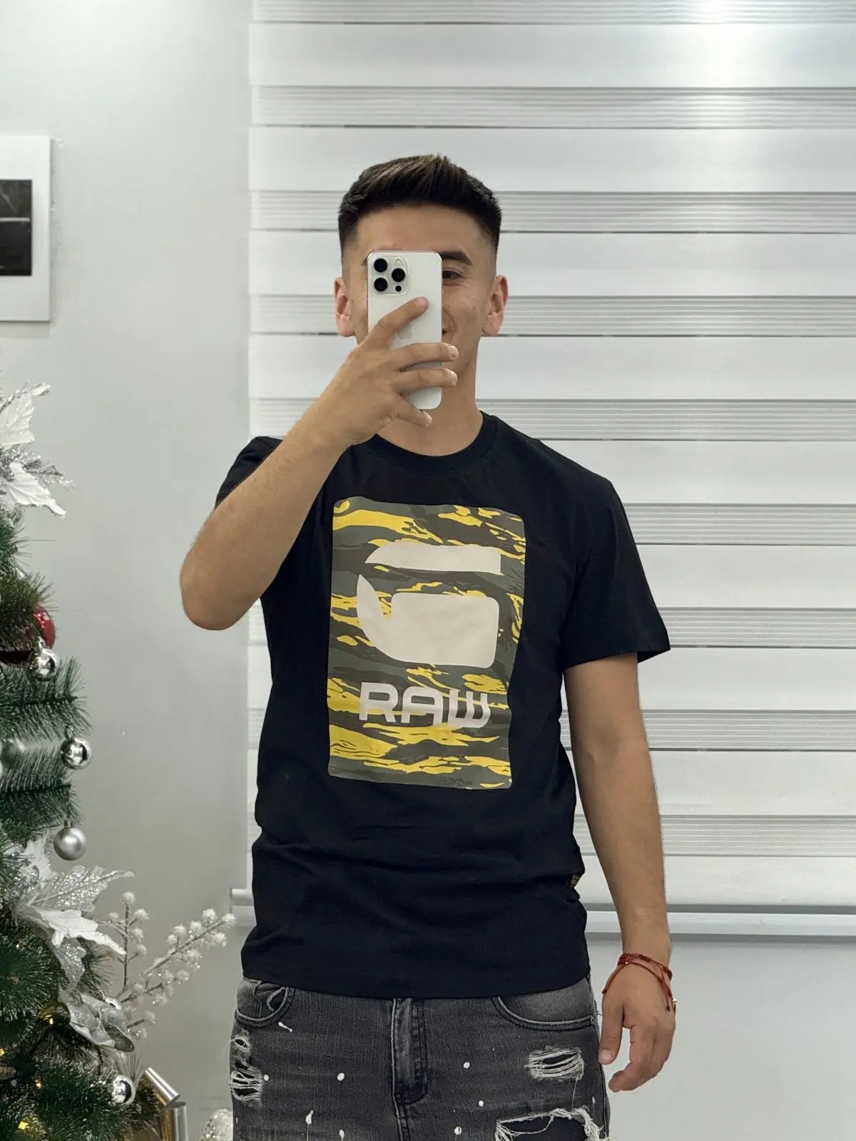 Polera G-Star RAW Negra Militar