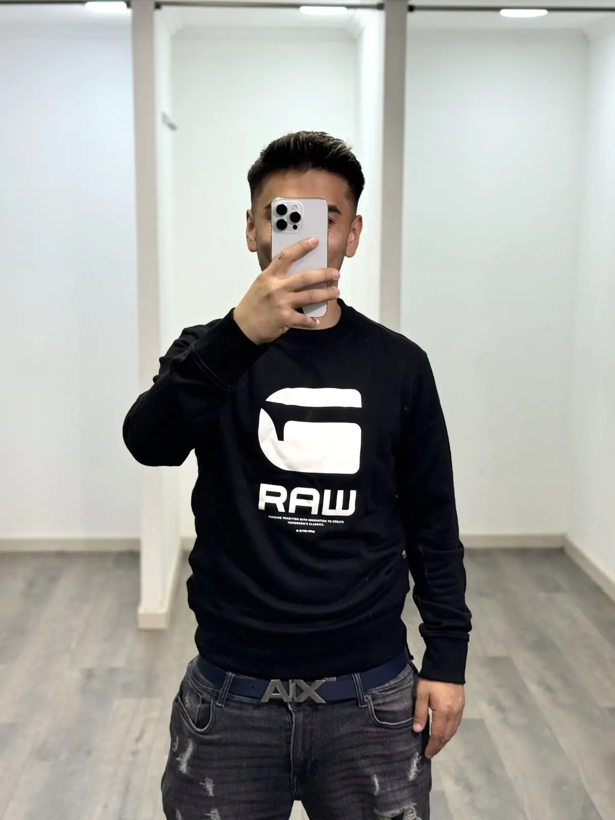 Polerón G-Star RAW Negro