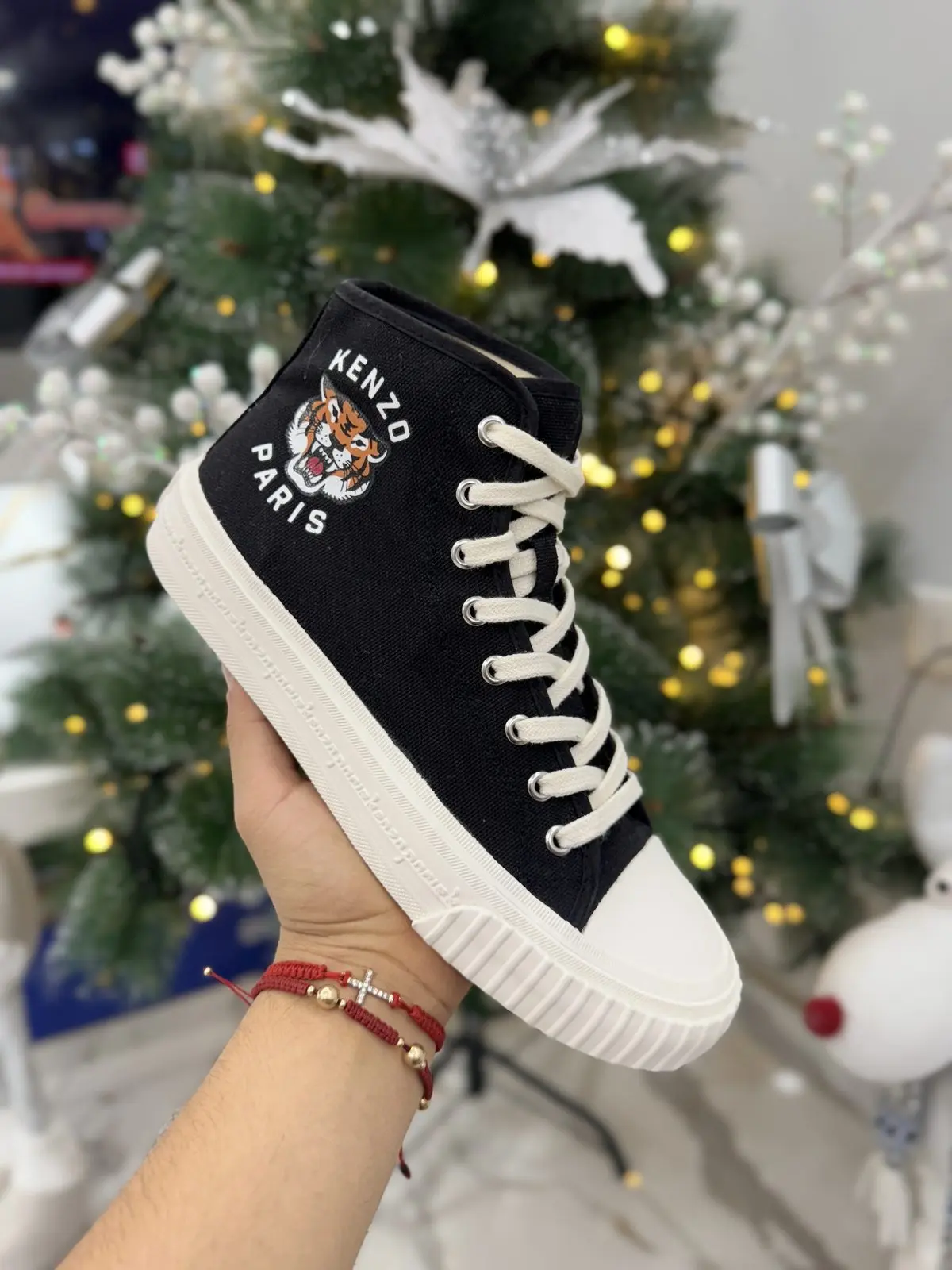 Zapatillas Kenzo Negras Caña Alta