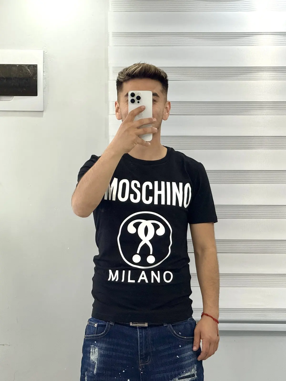 Polera Moschino Negra Milano