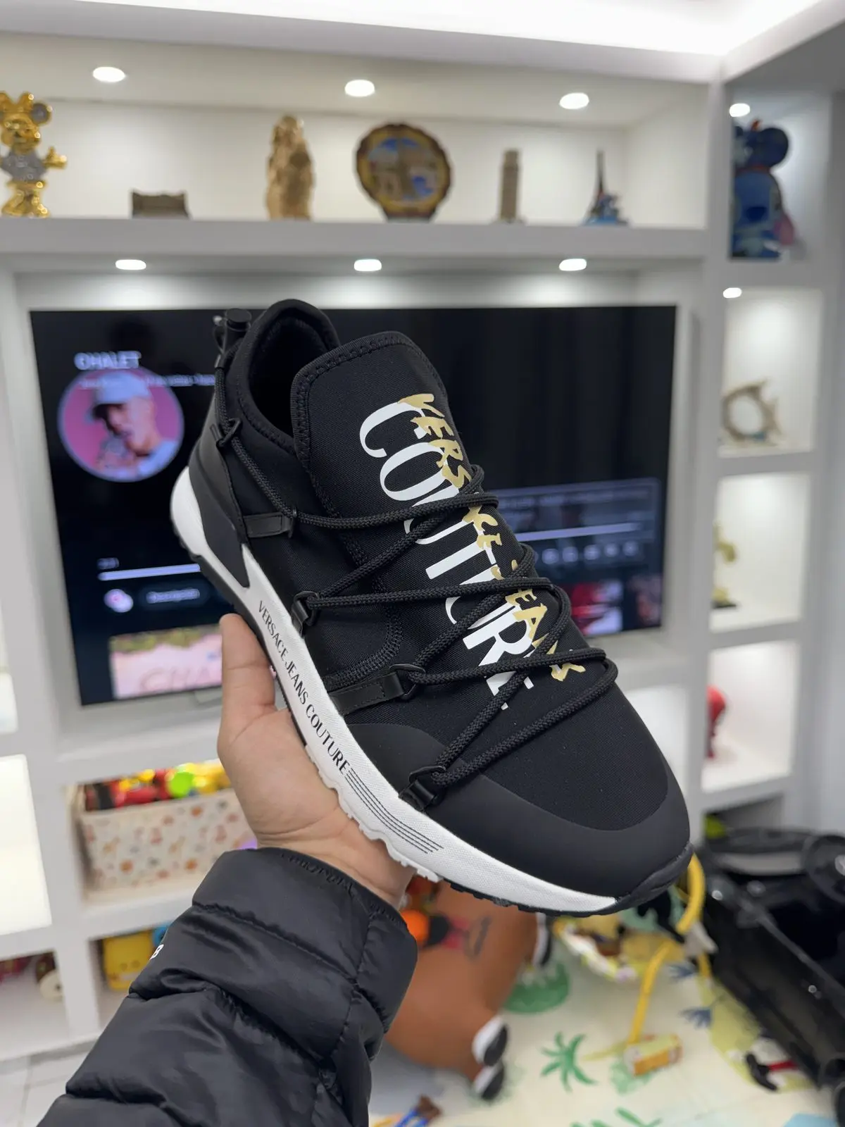 Zapatillas Versace Negras Deportivas