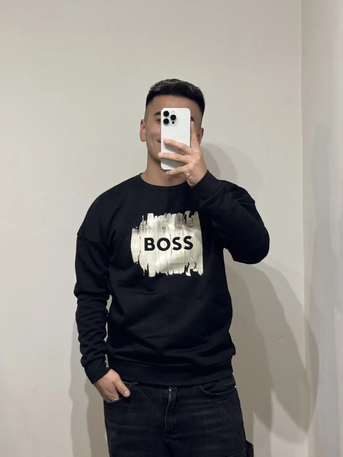 Polerón BOSS Negro Edificios
