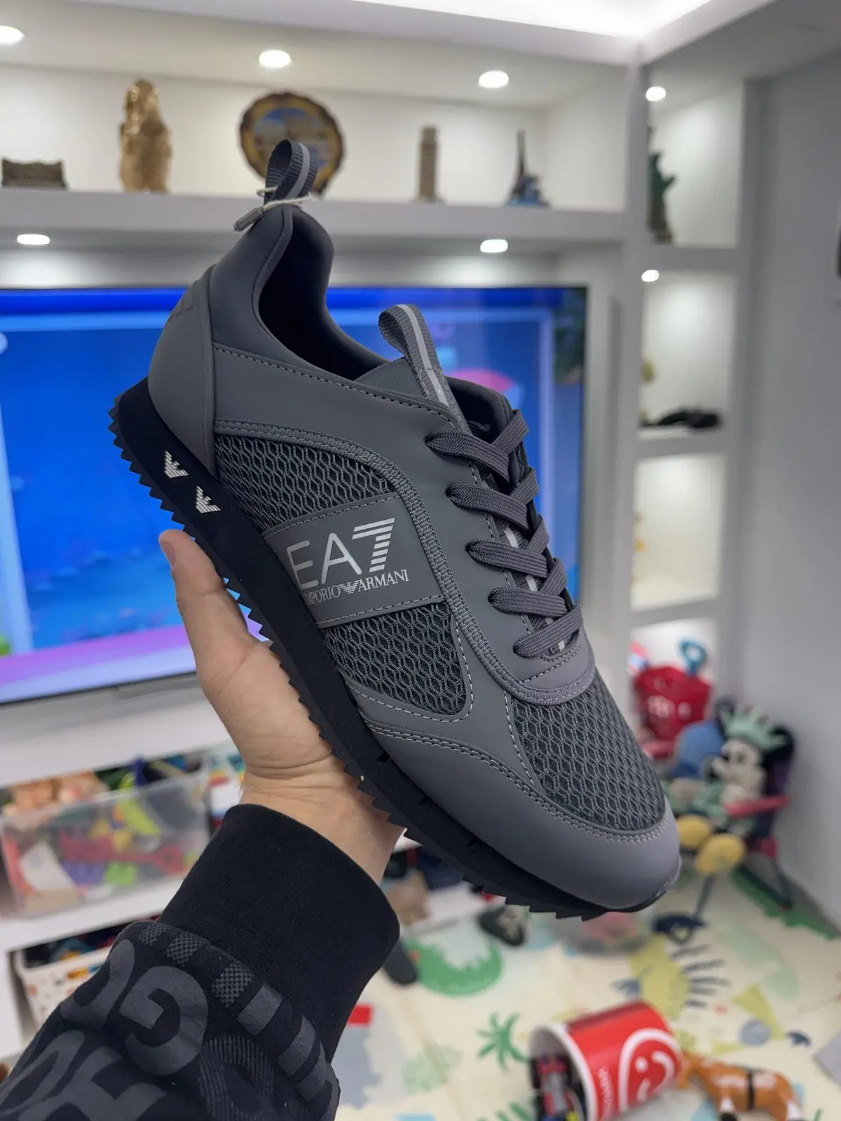 Zapatillas EA7 Grises Deportivas