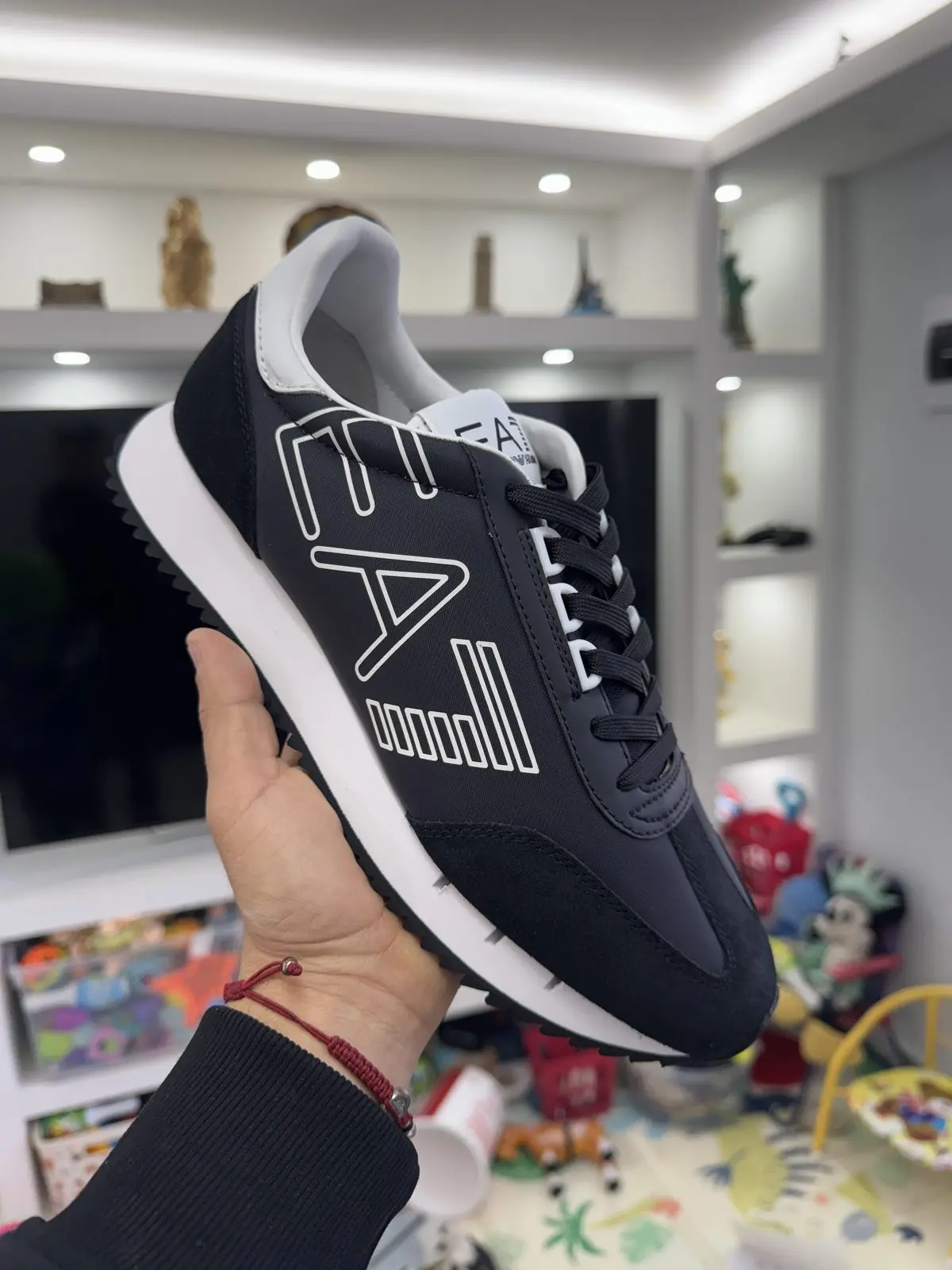 Zapatillas EA7 Negras Logo Grande