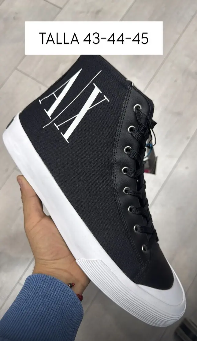 Zapatillas Armani Exchange Negras Icon