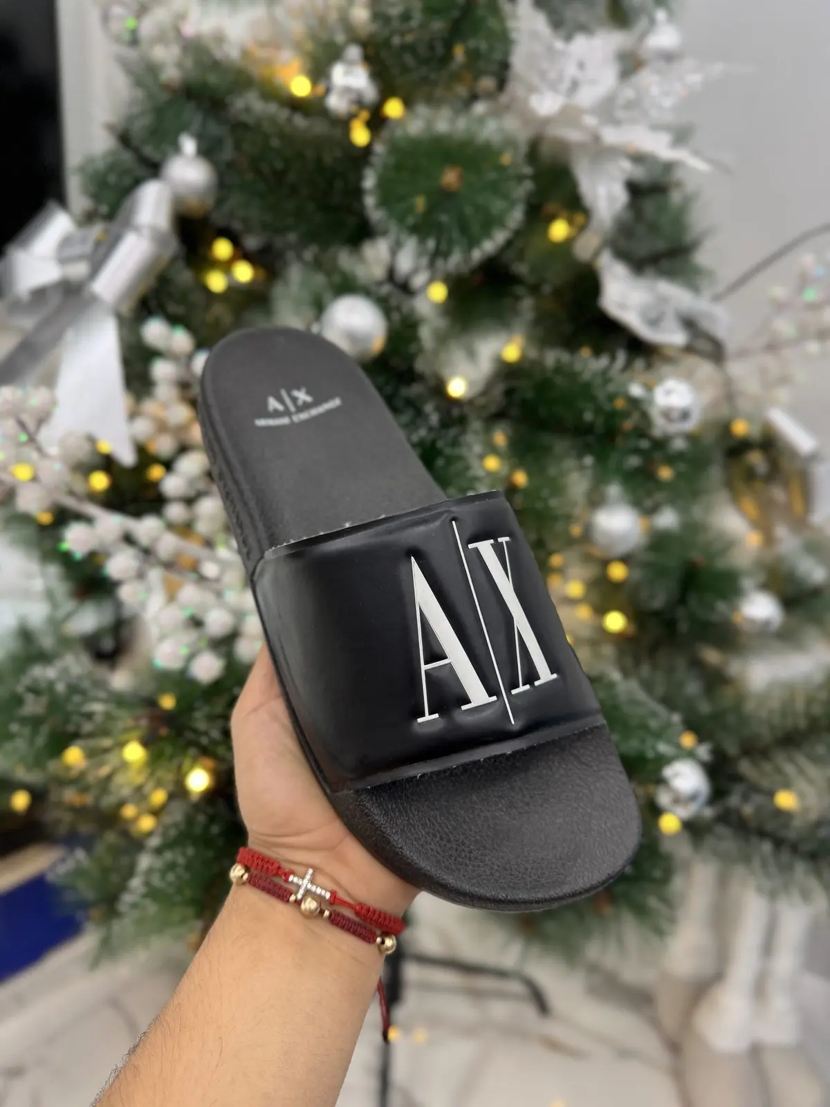 Sandalias Armani Exchange Negras