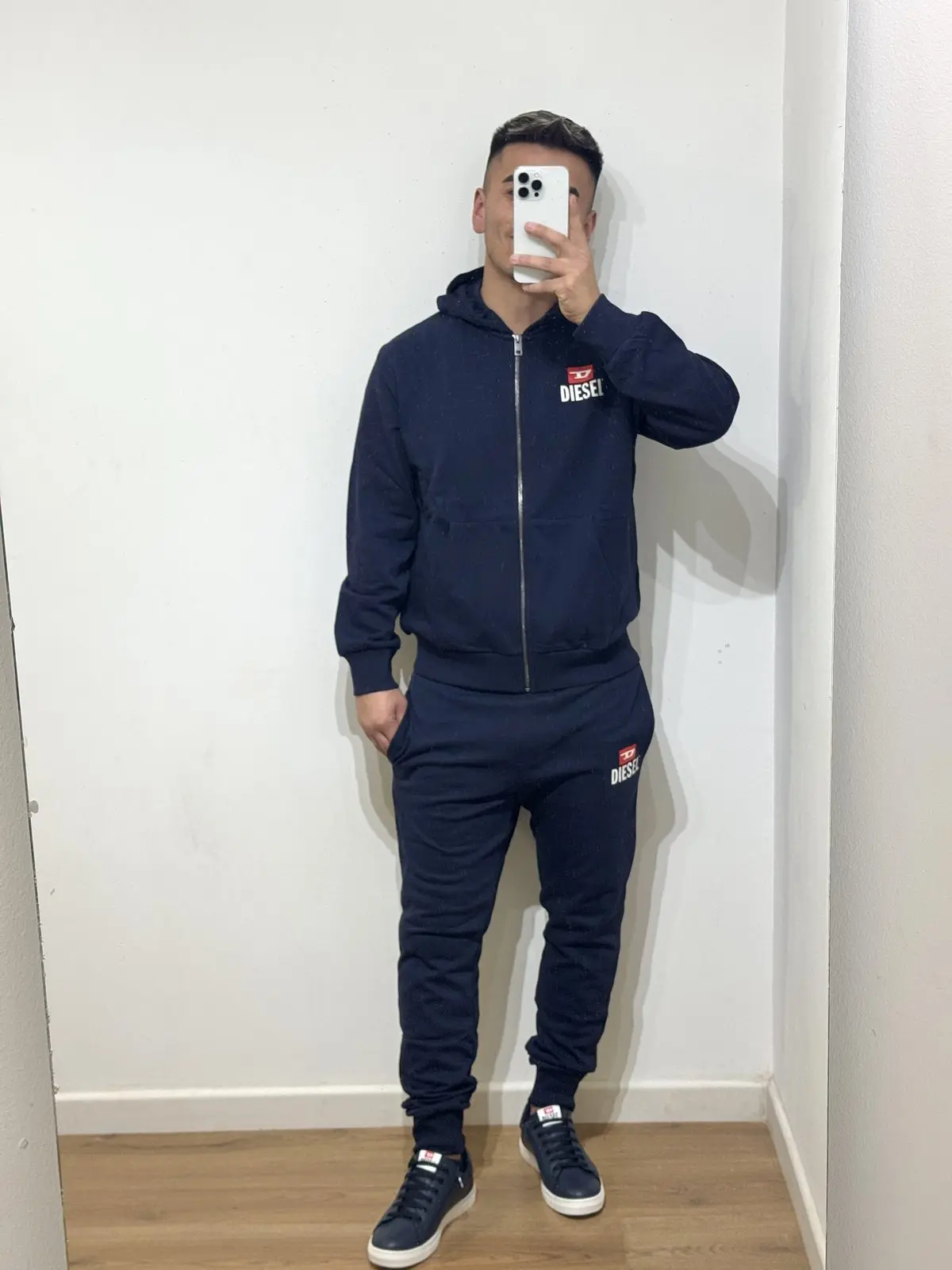 Conjunto Diesel Azul Logo Pequeño