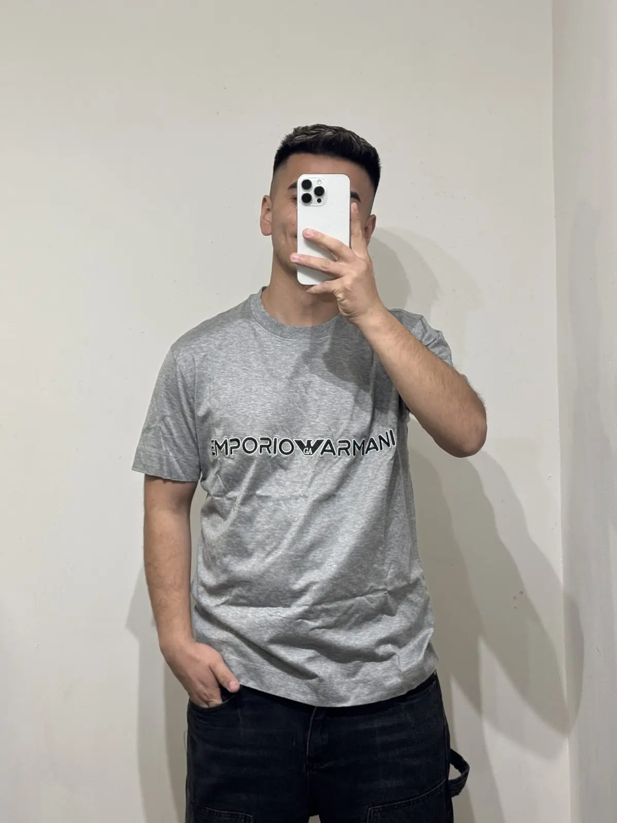 Polera Emporio Armani Gris