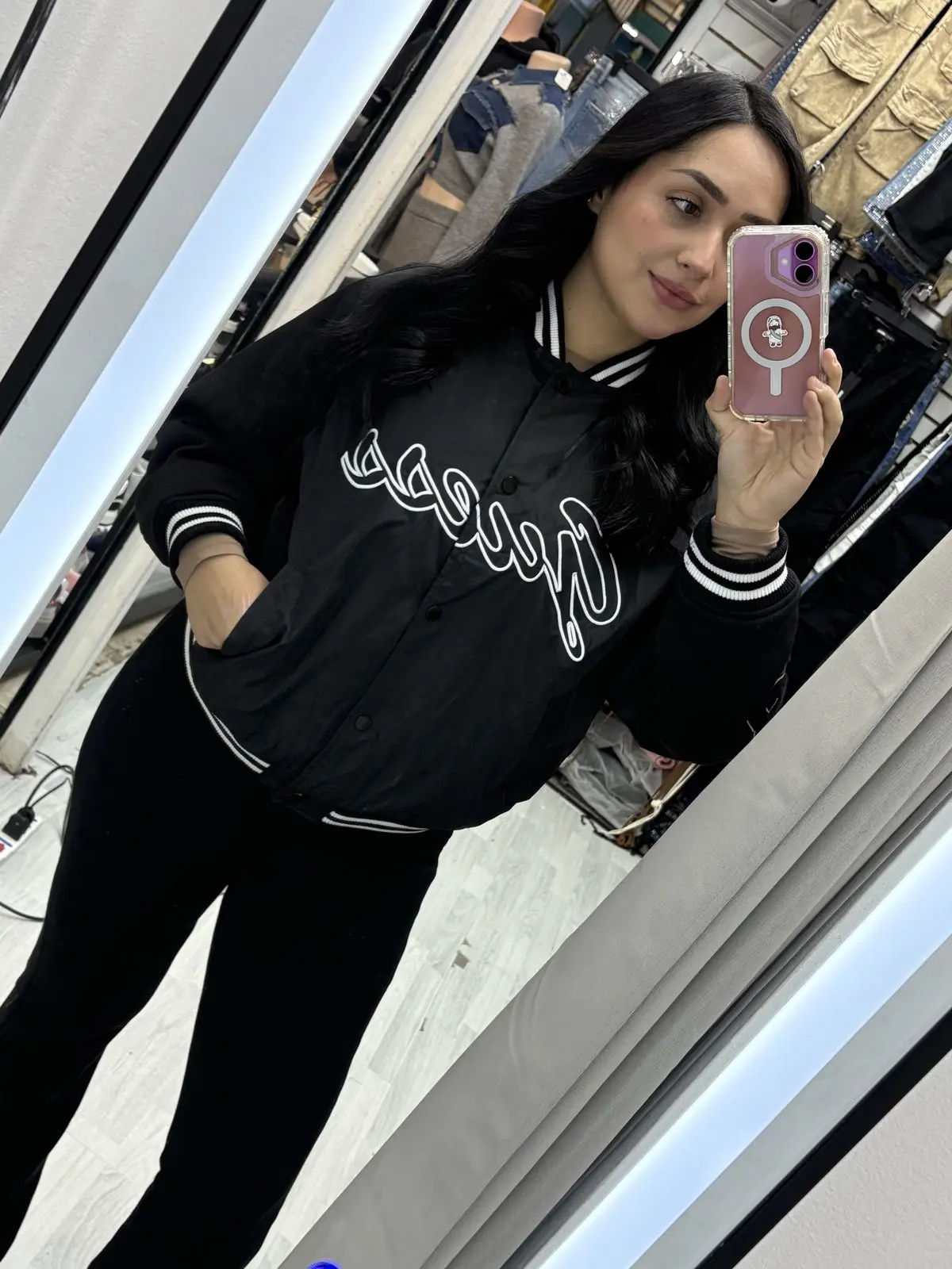 Bomber Guess negra