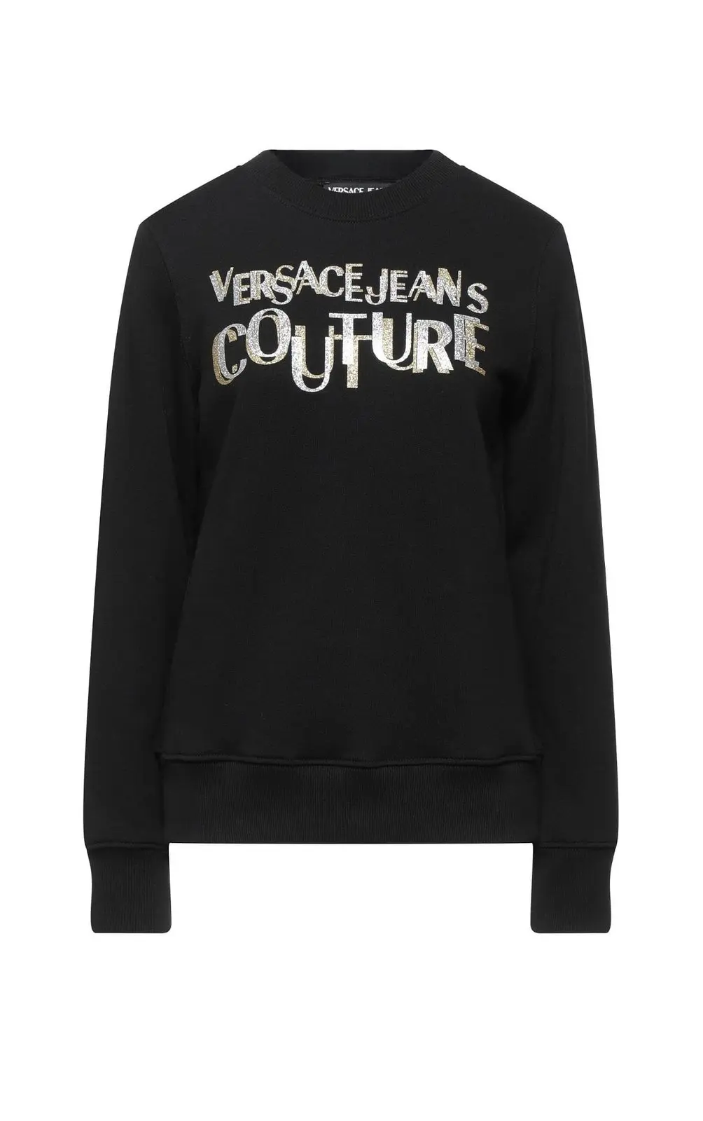 Poleron Versace letras doradas y plateadas
