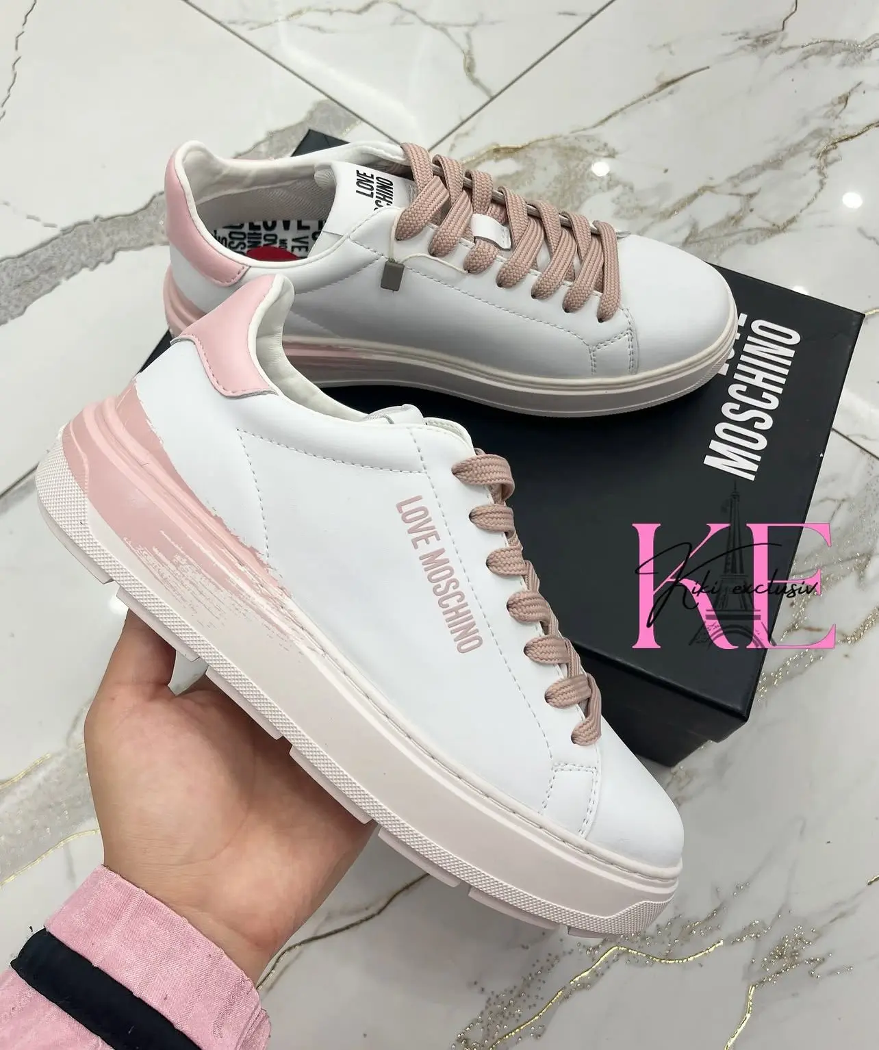 Zapatillas Love moschino blancas
