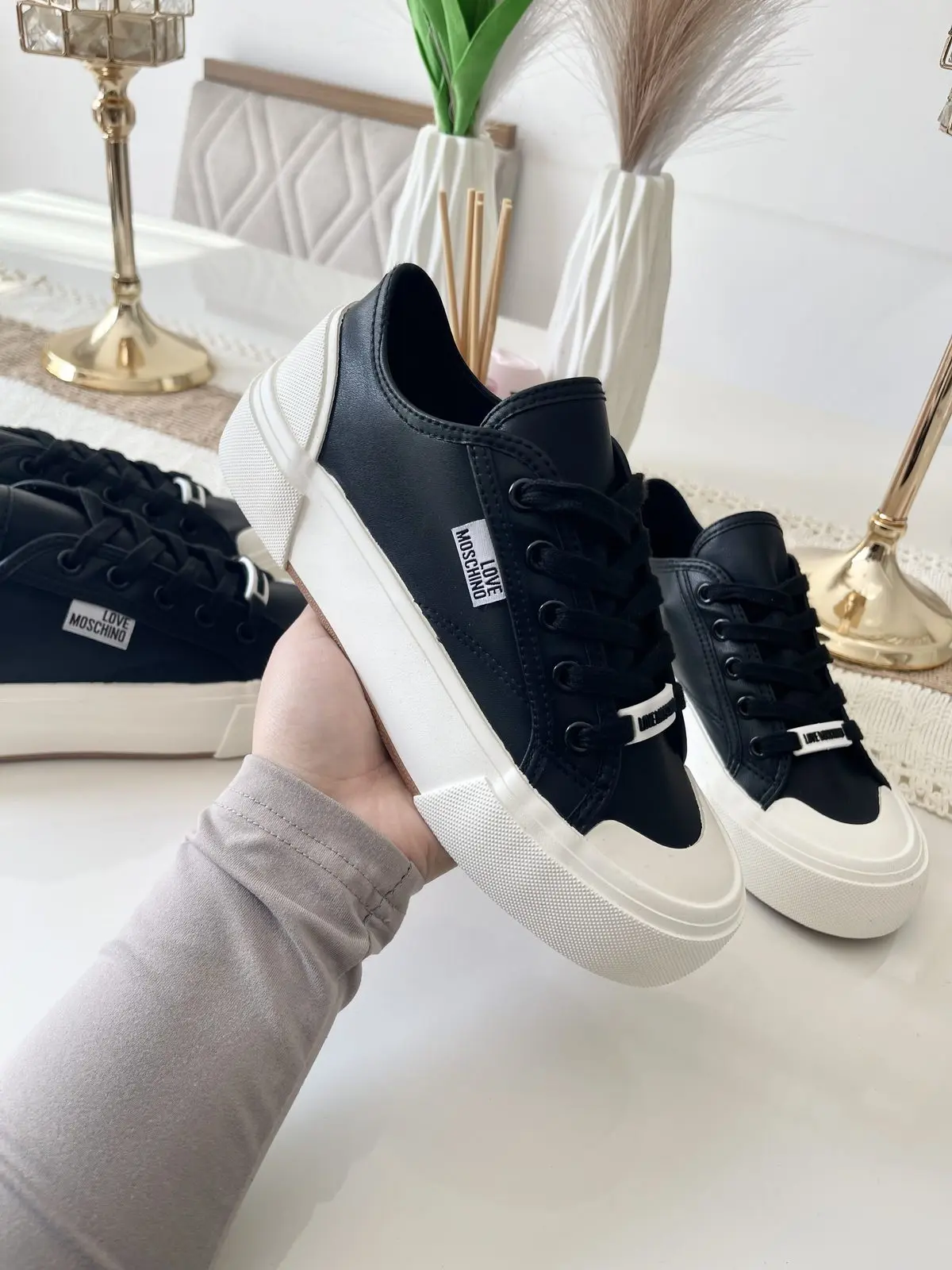 Zapatillas Love Moschino negras