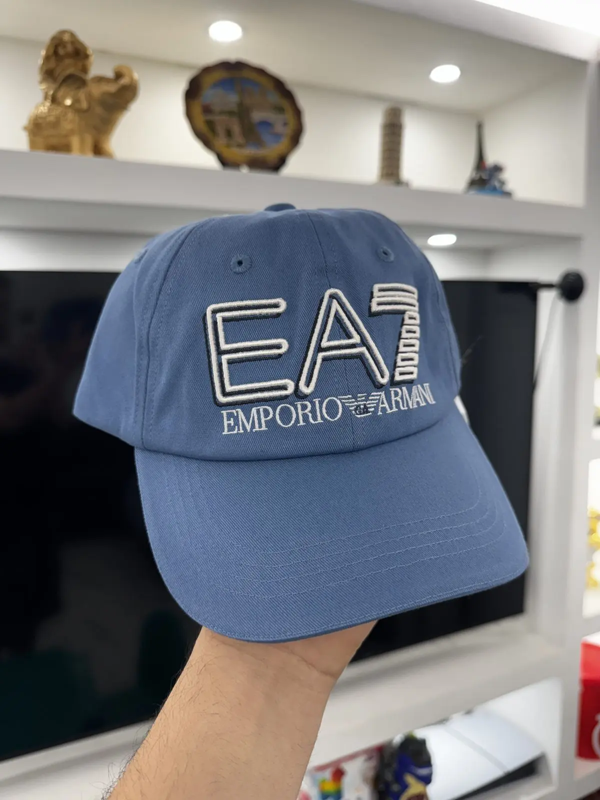 Gorro Ea7 Celeste
