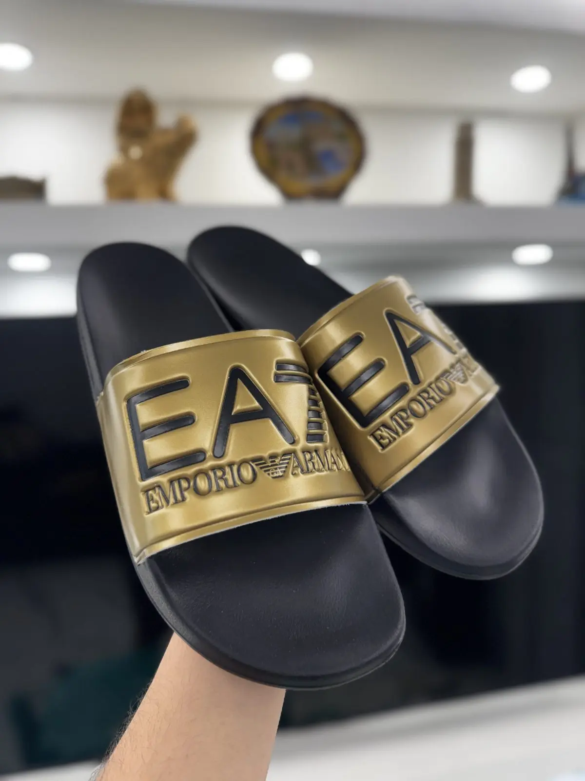 Sandalias Ea7 Dorado Ea7